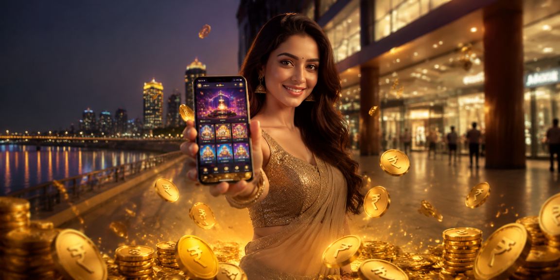 Mobile user placing sports bets on a smartphone in India