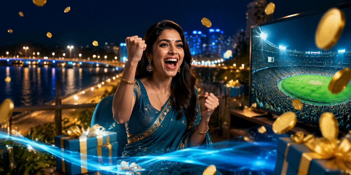 Indian user placing sports bets as VIP member on mobile phone